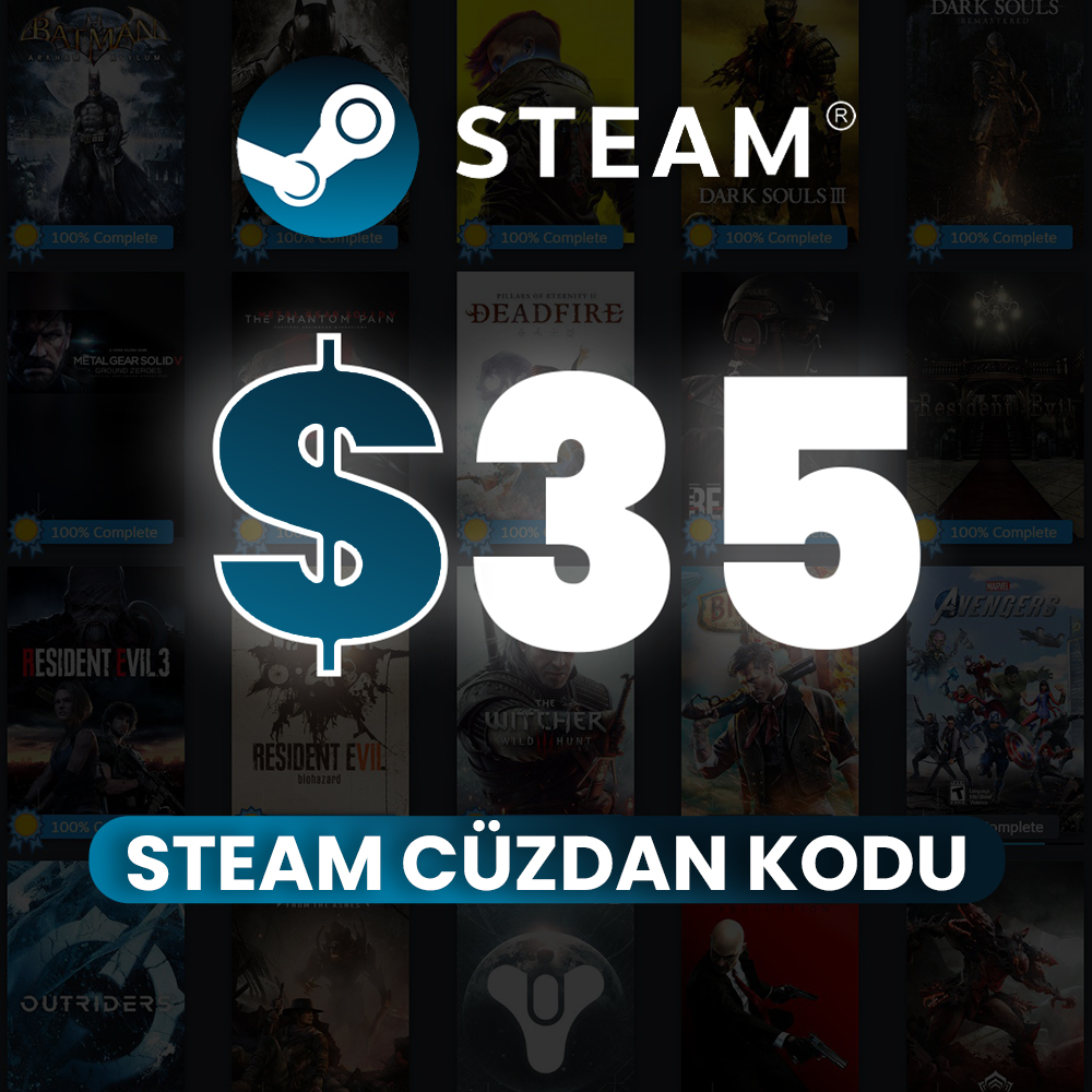 35 USD Steam Wallet Code