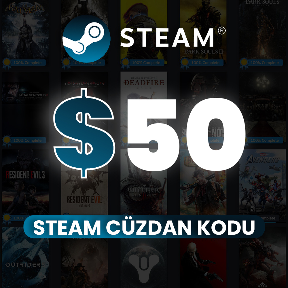50 USD Steam Wallet Code