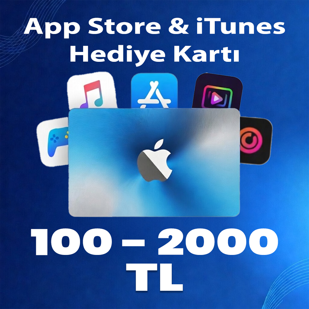App Store & iTunes Gift Card (25 - 1500 TL)