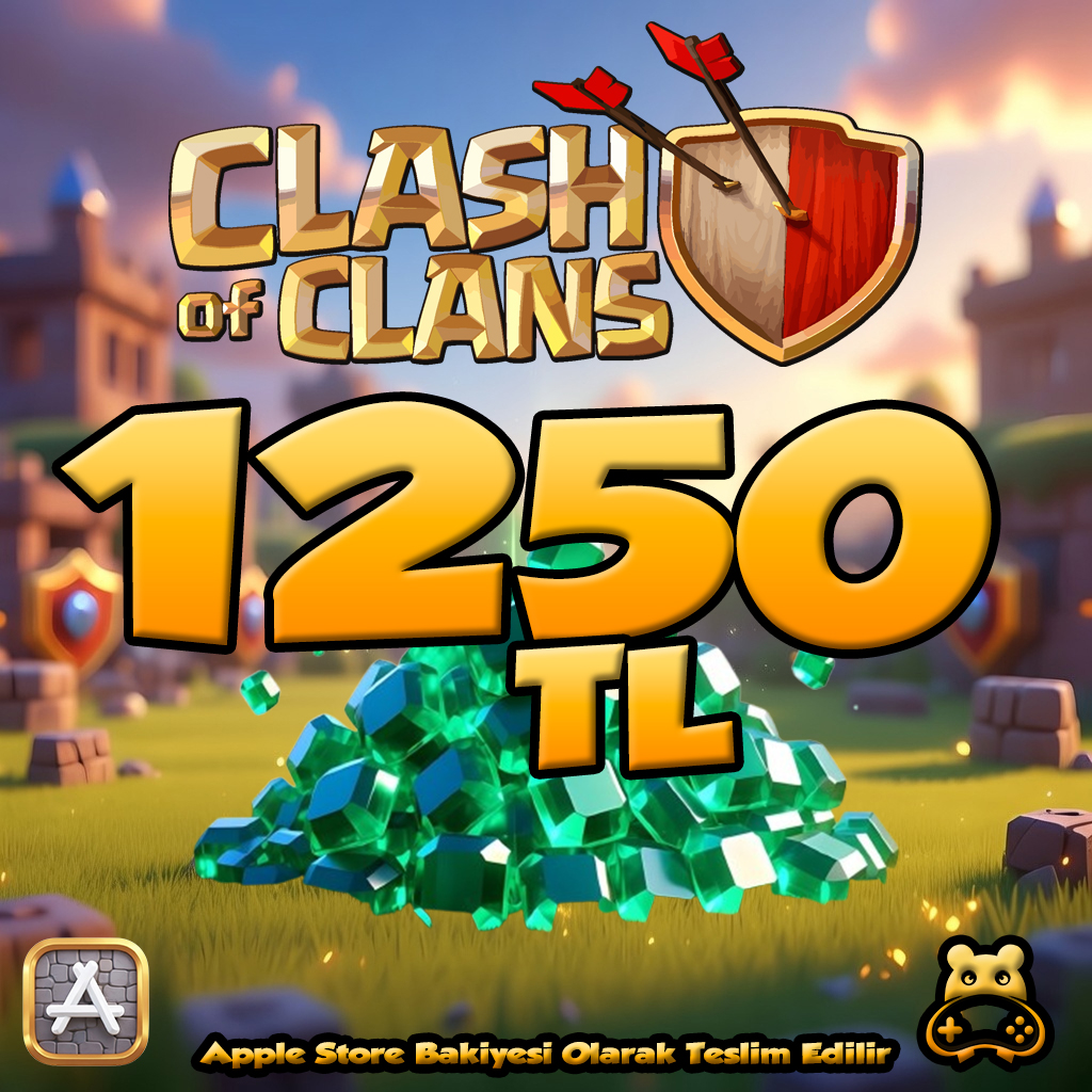 Clash Of Clans 1250 TL App Store