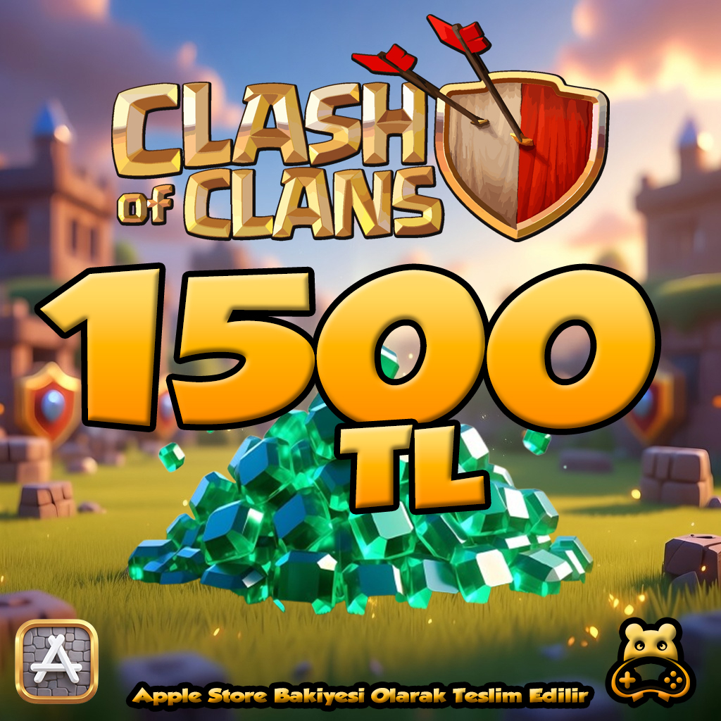 Clash Of Clans 1500 TL App Store