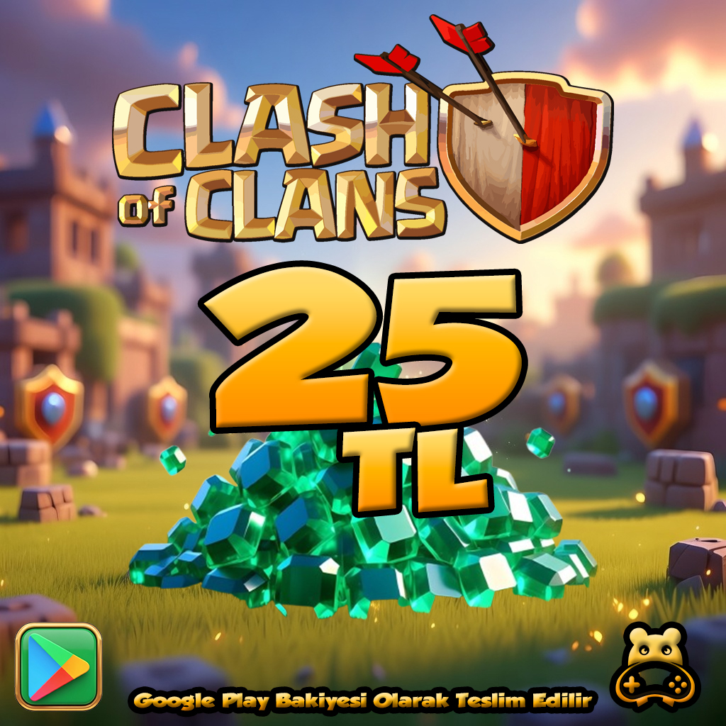 Clash Of Clans 25 TL Google Play