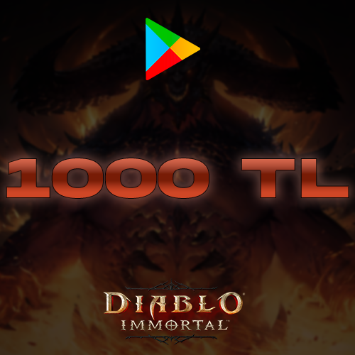 Diablo Immortal 1000 TL Google Play