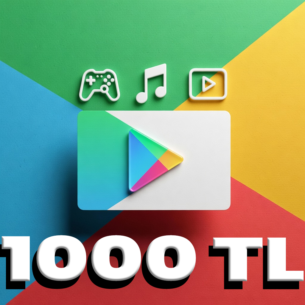 Google Play hediye kodu 1000 TL