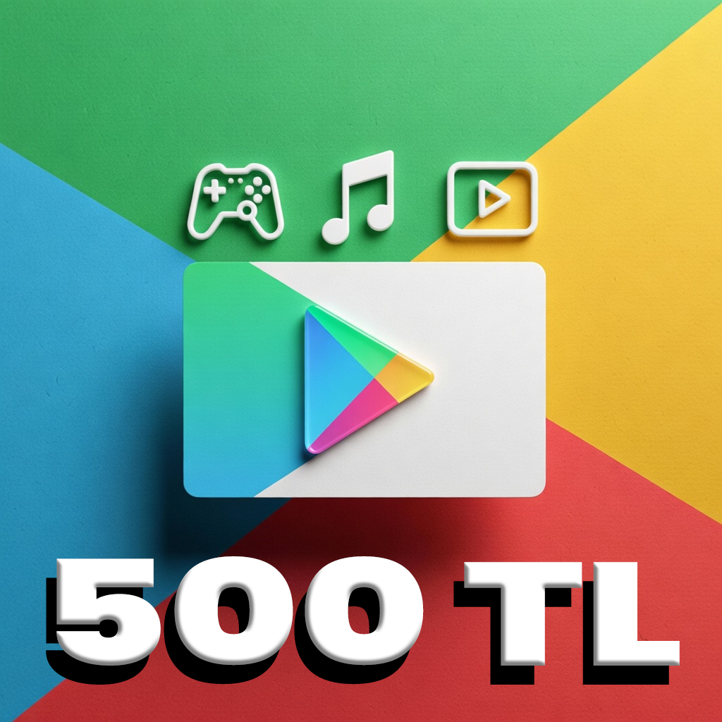 Google Play Hediye Kodu 500 TL