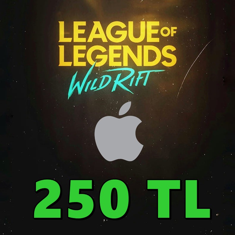 LoL: Wild Rift 250 TL Gift Card (iOS)