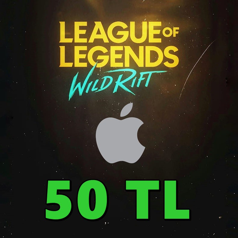 LoL: Wild Rift 50 TL Hediye Kartı (iOS)
