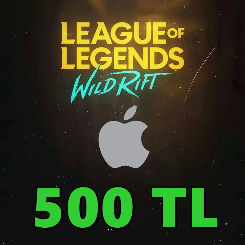 LoL: Wild Rift 500 TL Gift Card (iOS)