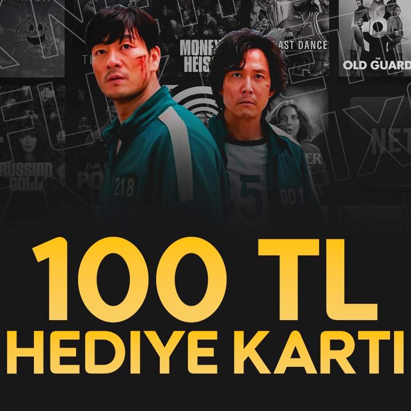 Netflix Hediye Kartı 100 TL