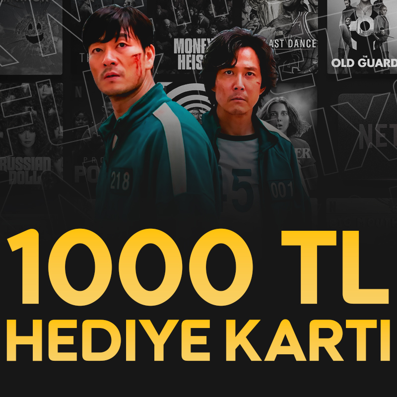 Netflix Hediye Kartı 1000 TL