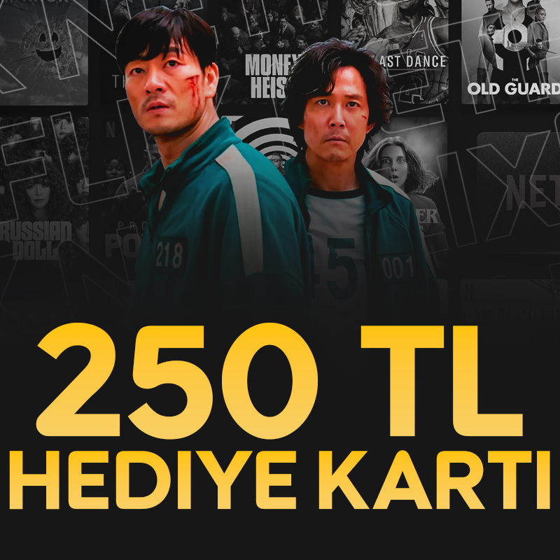 Netflix Hediye Kartı 250 TL