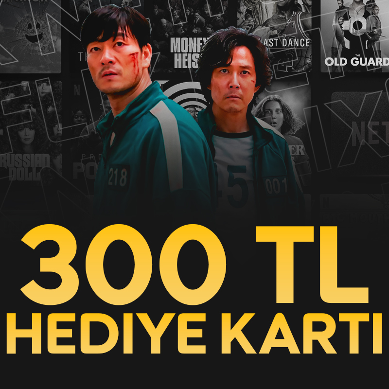Netflix Hediye Kartı 300 TL
