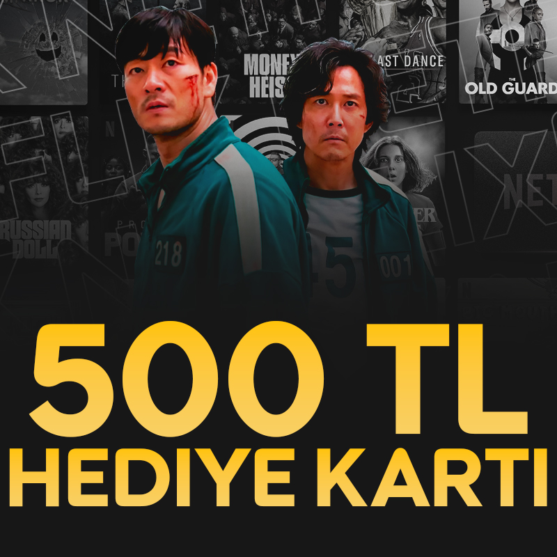 Netflix Hediye Kartı 500 TL