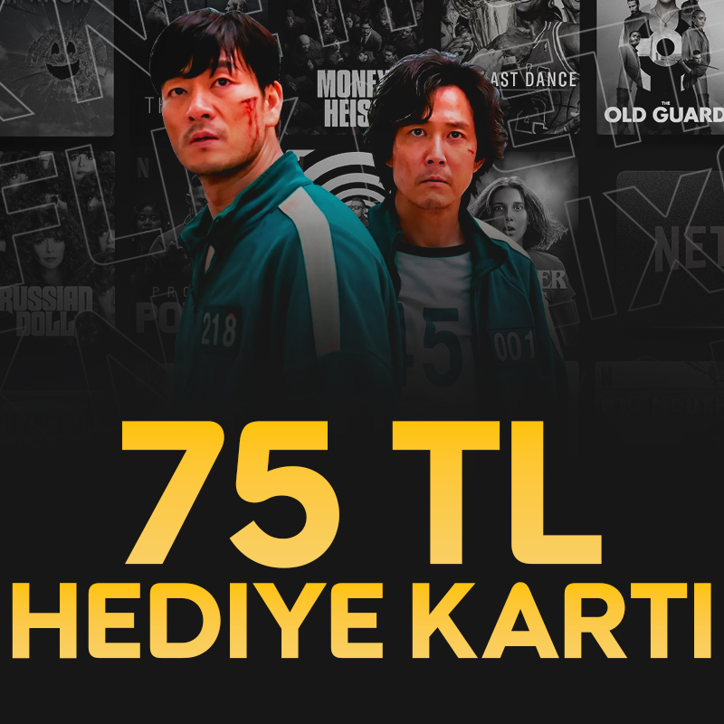 Netflix Hediye Kartı 75 TL