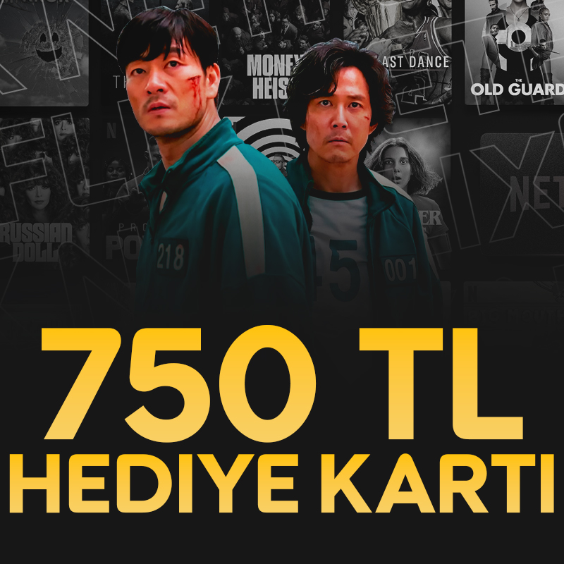 Netflix Hediye Kartı 750 TL