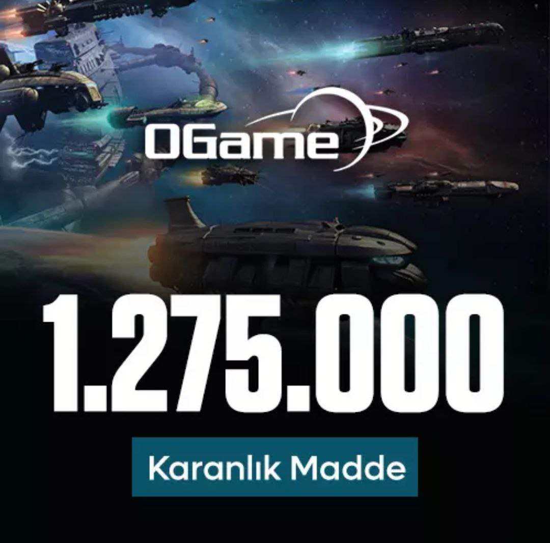 OGame 1,275,000 Dark Matter