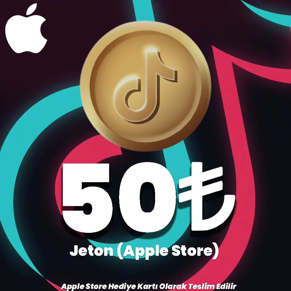 TikTok Apple Store 50 TL Jeton