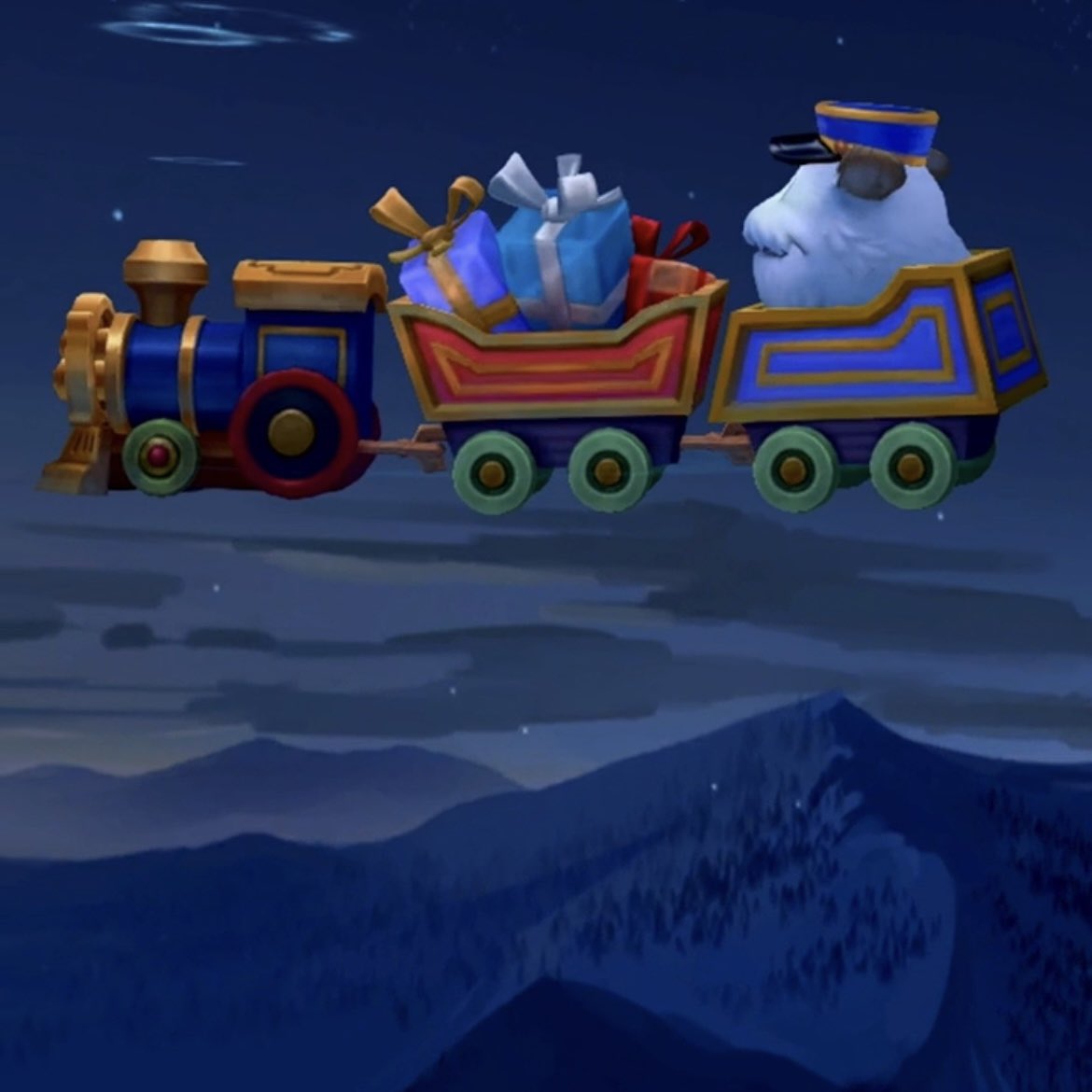 LoL Kış Haritası - Orman ve nehir karla kaplı