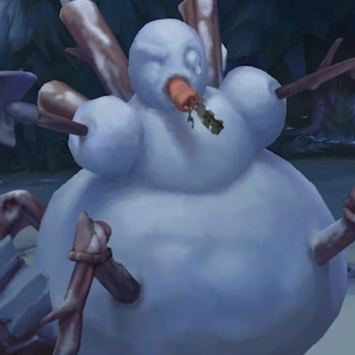 LoL Kış Haritası - Nexus kar teması